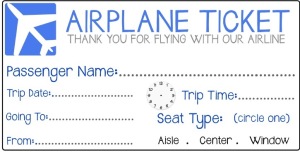 airplane ticket